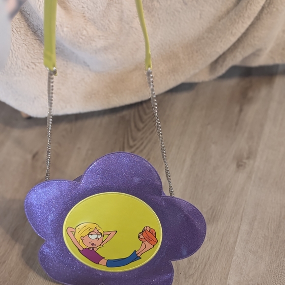 Disney Lizzie McGuire Purple Flower Bag and Pink Cap Set - Picture 6 of 6